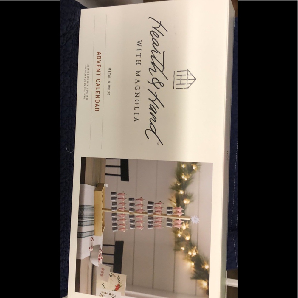NWT hearth and hand with magnolia Advent Calendar
